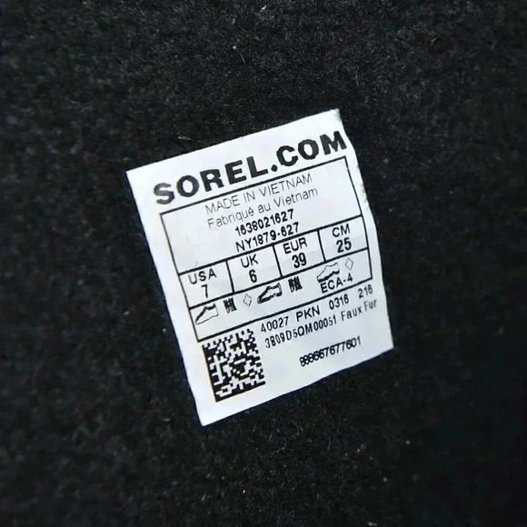 Sorel Yoot Pac Nylon Winter Boots Snow Waterproof Pink  Size 7 - Picture 13 of 13